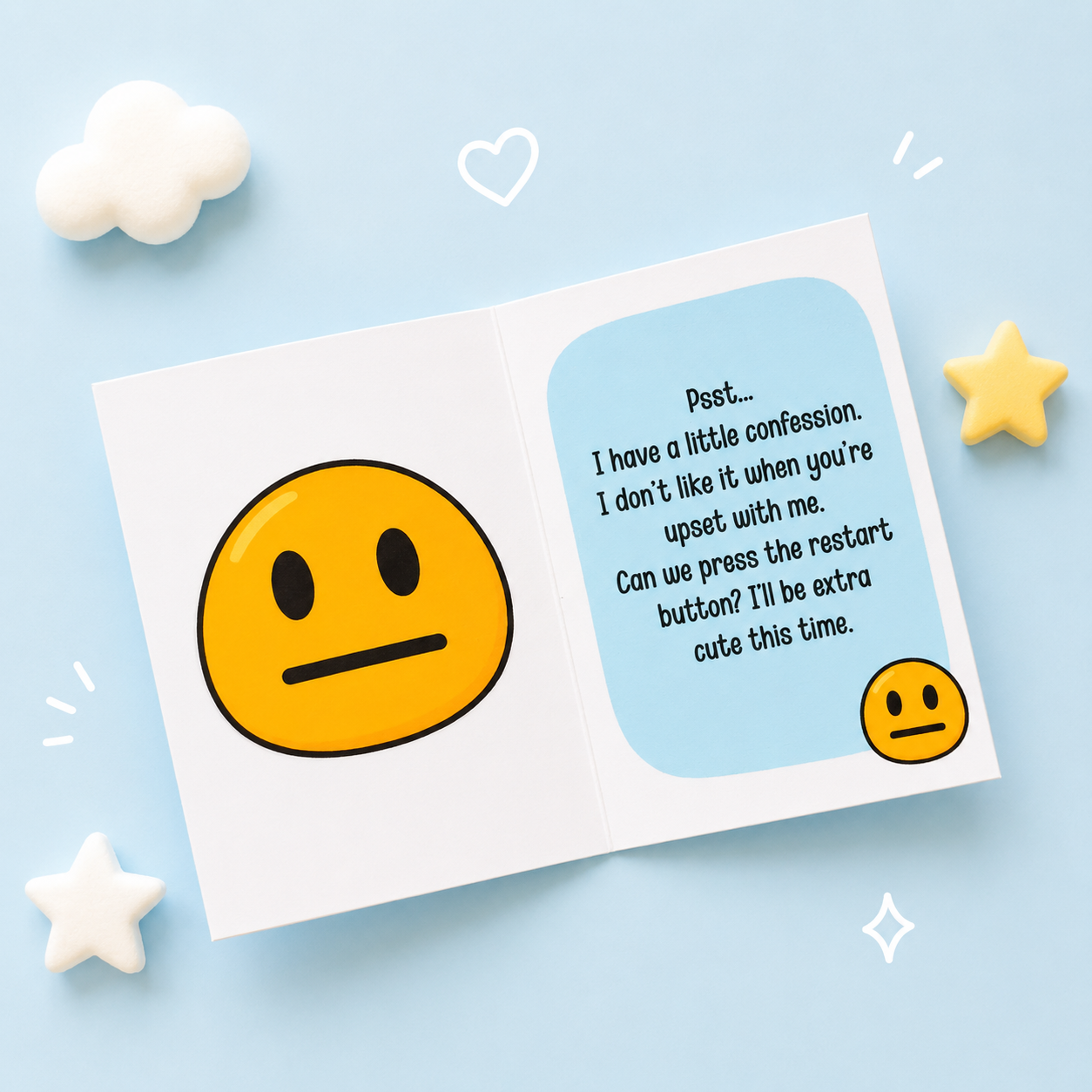 Sorry Emoji Card