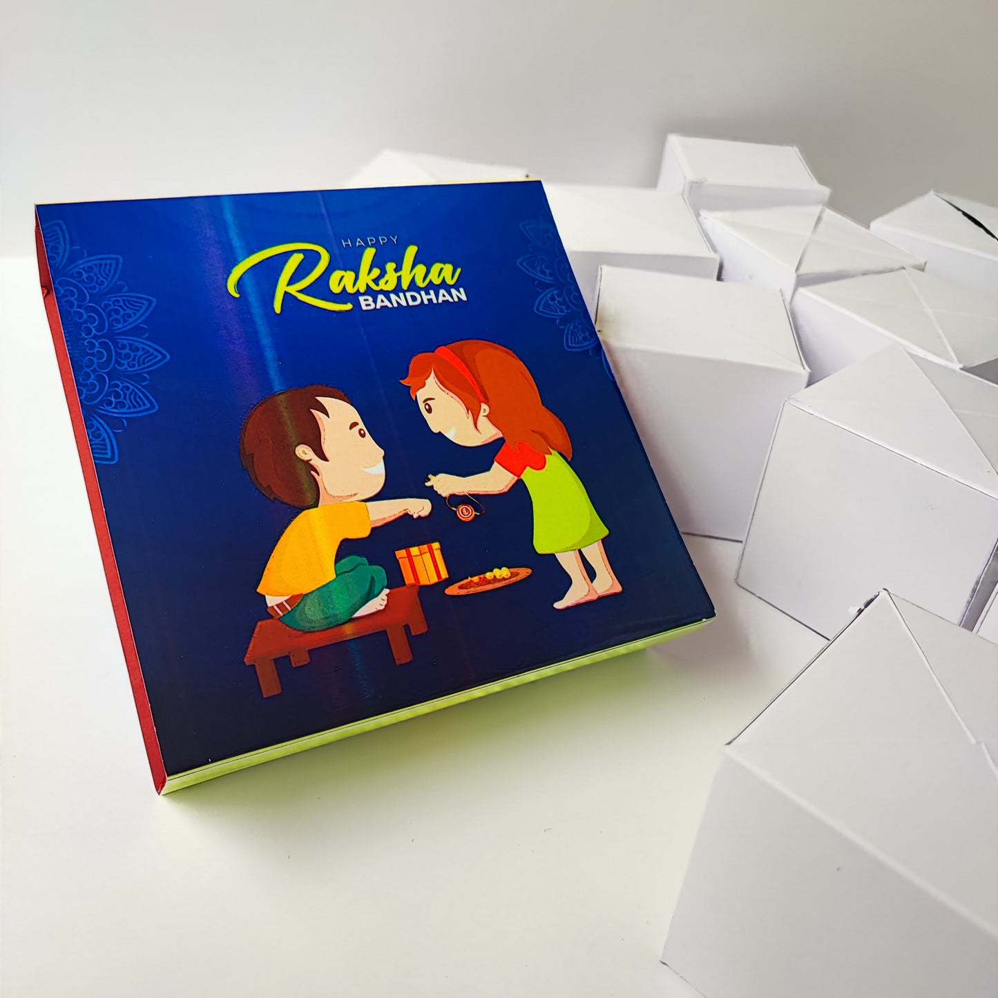 Rakhi Surprise Gift with 10 Jumping Cubes (Without Pictures)