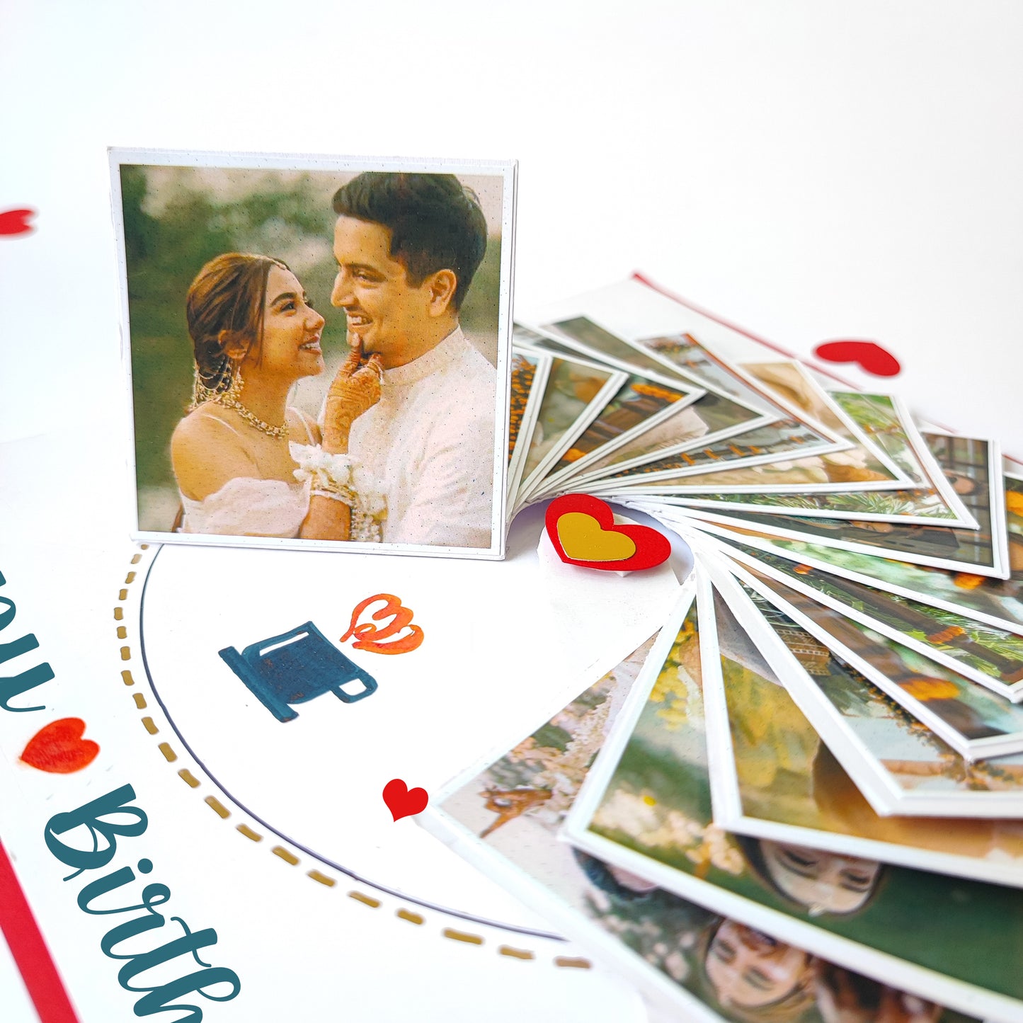 Photo Wheel Card With 16 Photos