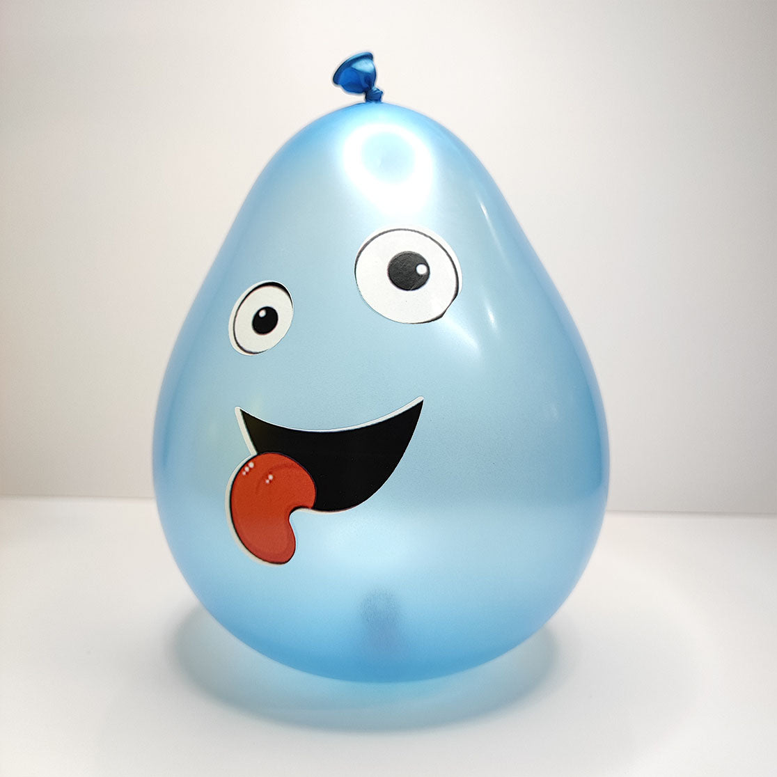 Solid 5 Inflated Punching Balloons Balloon (Yellow, Blue, Pack of 5)