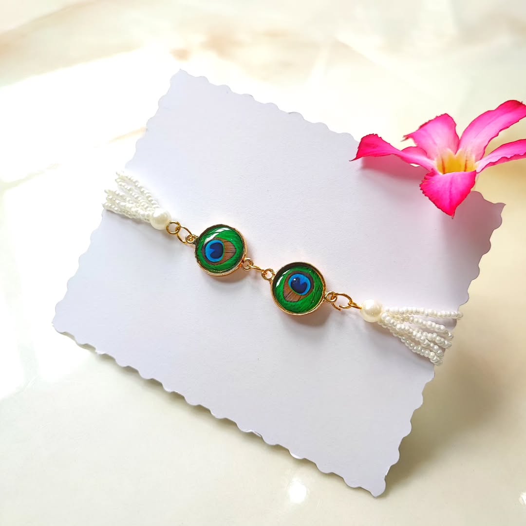 Morpankh Moti – Bracelet Style Rakhi