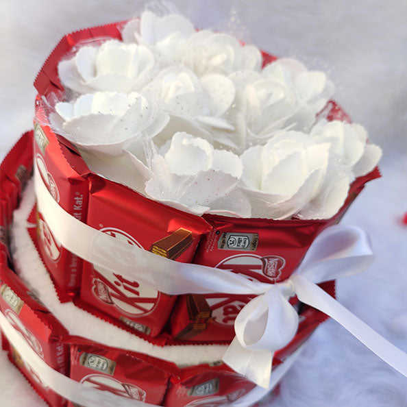 Handmade Two-Layer Birthday Cake