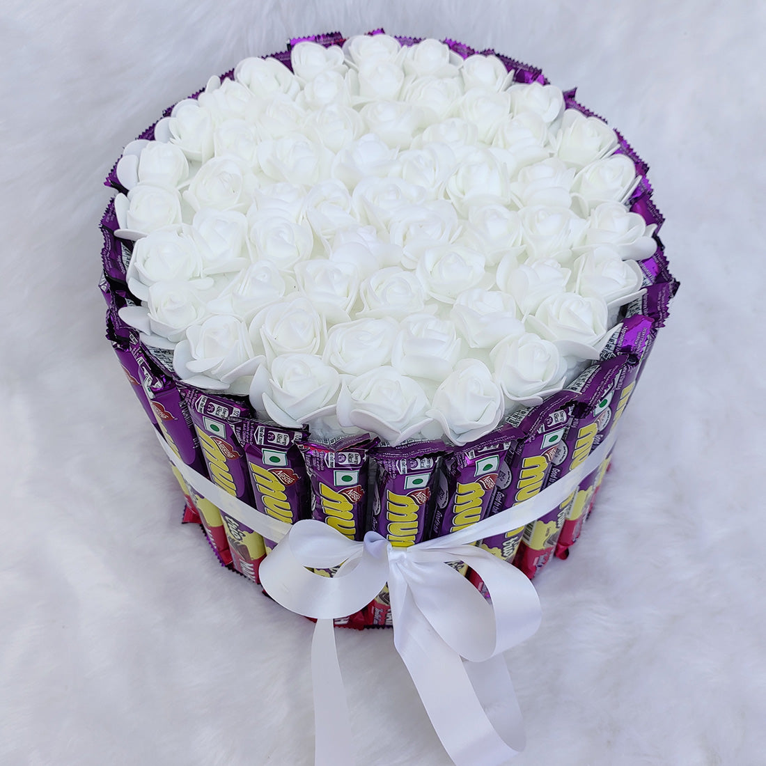 Handmade Munch One-Layer Birthday Cake