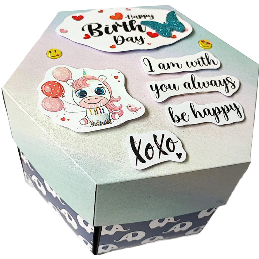 6-Hand Birthday Explosion Box