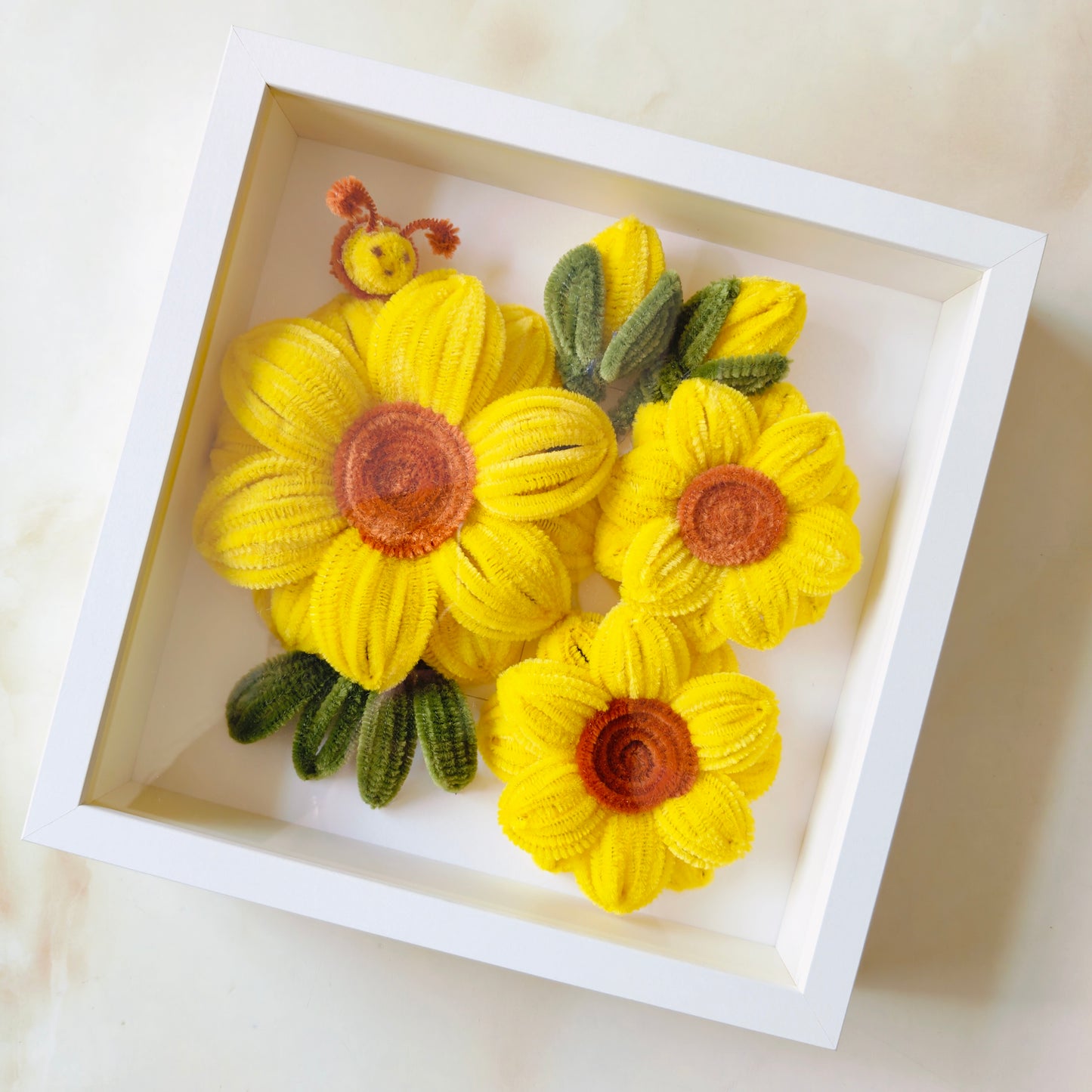 Sunflower Shadow Box Frame