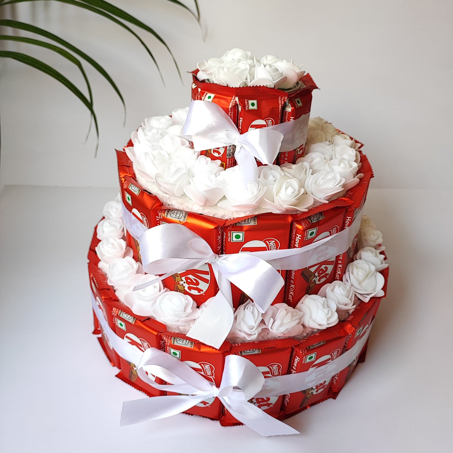 3-Layer Birthday Kitkat Chocolate Cake Handmade