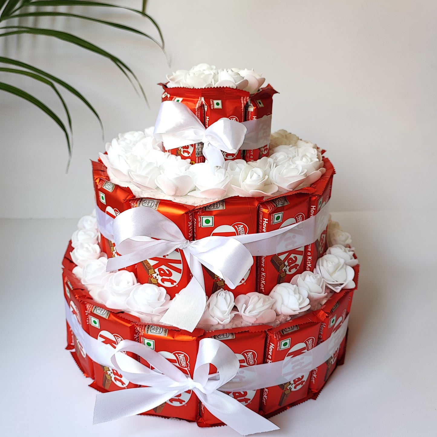 3-Layer Birthday Kitkat Chocolate Cake Handmade