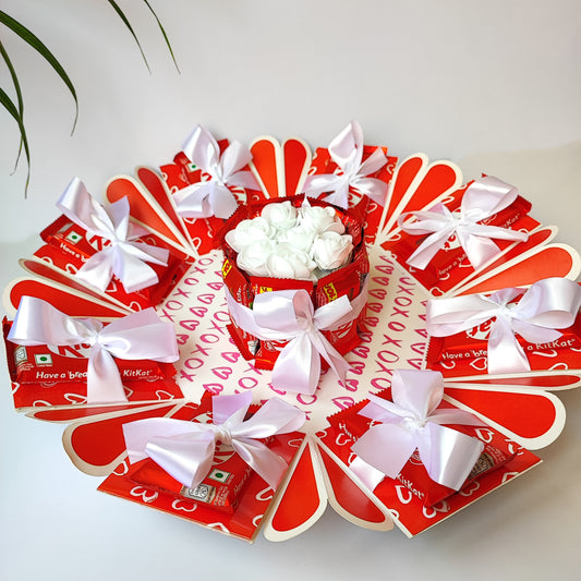 Single-Layer Birthday Kitkat Chocolate Explosion Box