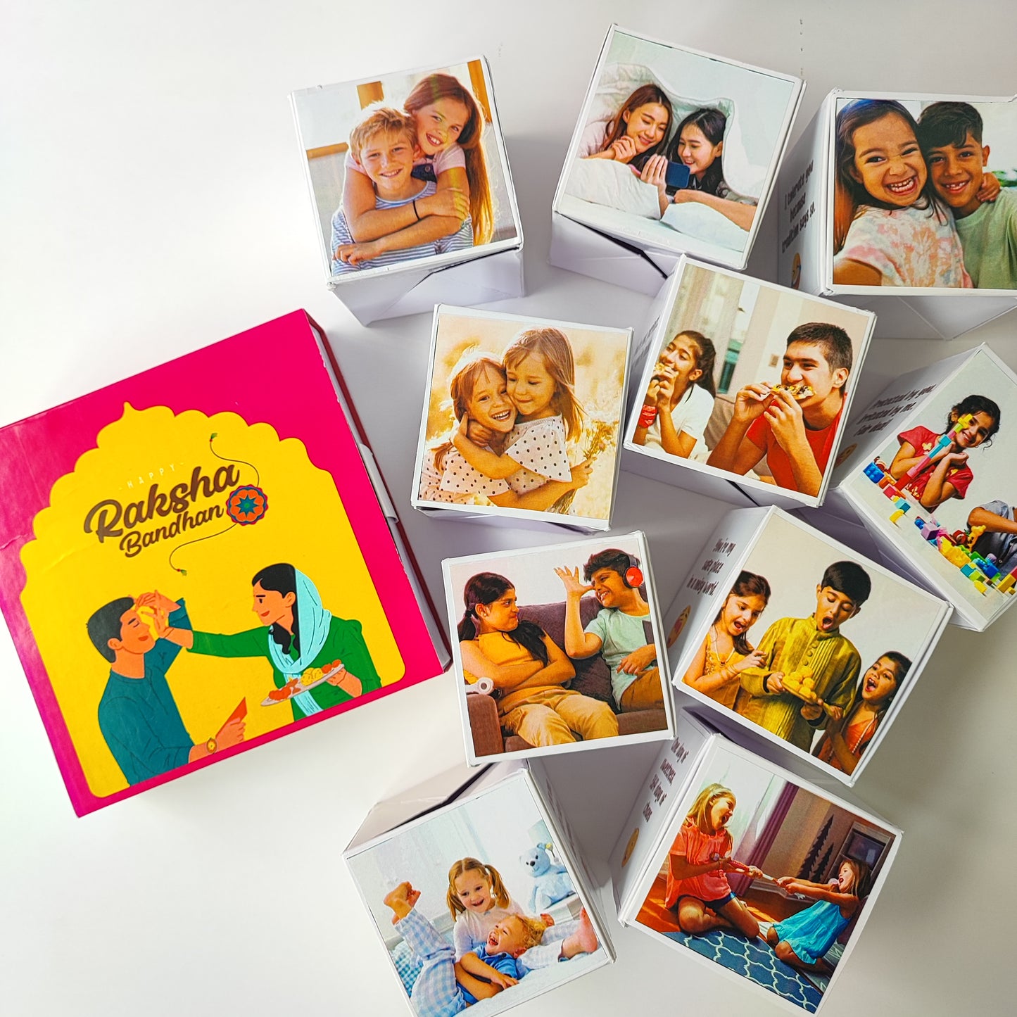 Rakhi Surprise Gift with 10 Jumping Cubes