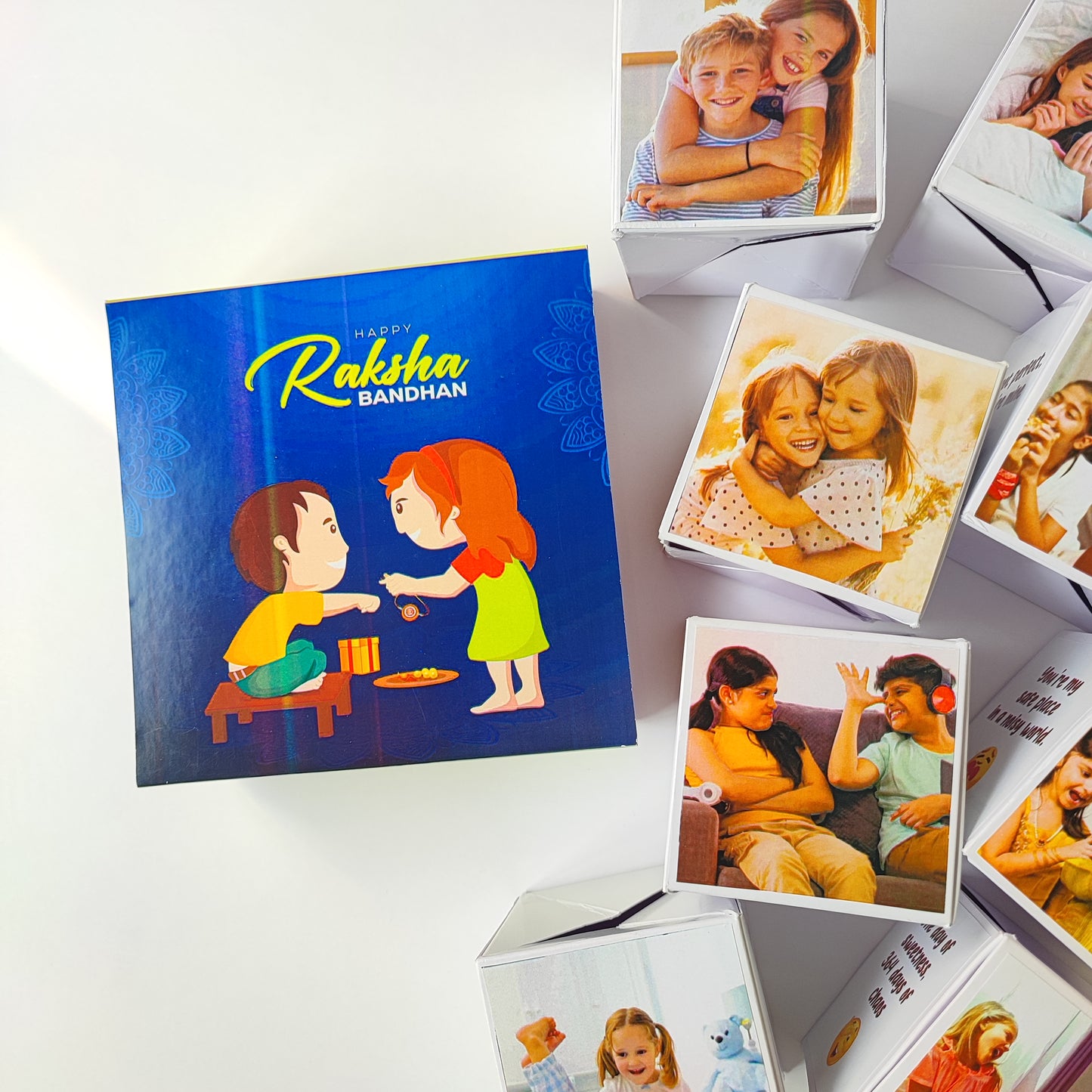 Rakhi Surprise Gift with 10 Jumping Cubes