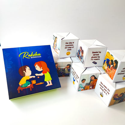 Rakhi Surprise Gift with 10 Jumping Cubes