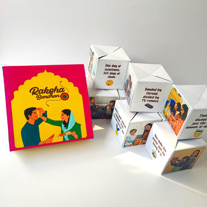 Rakhi Surprise Gift with 10 Jumping Cubes