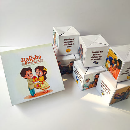 Rakhi Surprise Gift with 10 Jumping Cubes