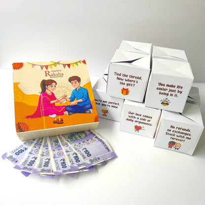 Rakhi Surprise Gift with 10 Jumping Cubes