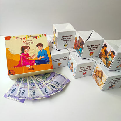 Rakhi Surprise Gift with 10 Jumping Cubes