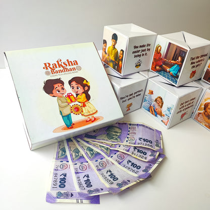 Rakhi Surprise Gift with 10 Jumping Cubes