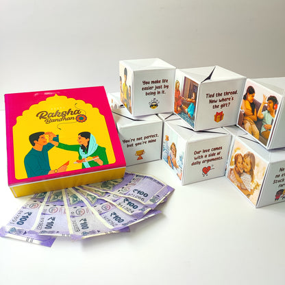 Rakhi Surprise Gift with 10 Jumping Cubes