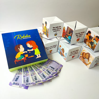Rakhi Surprise Gift with 10 Jumping Cubes