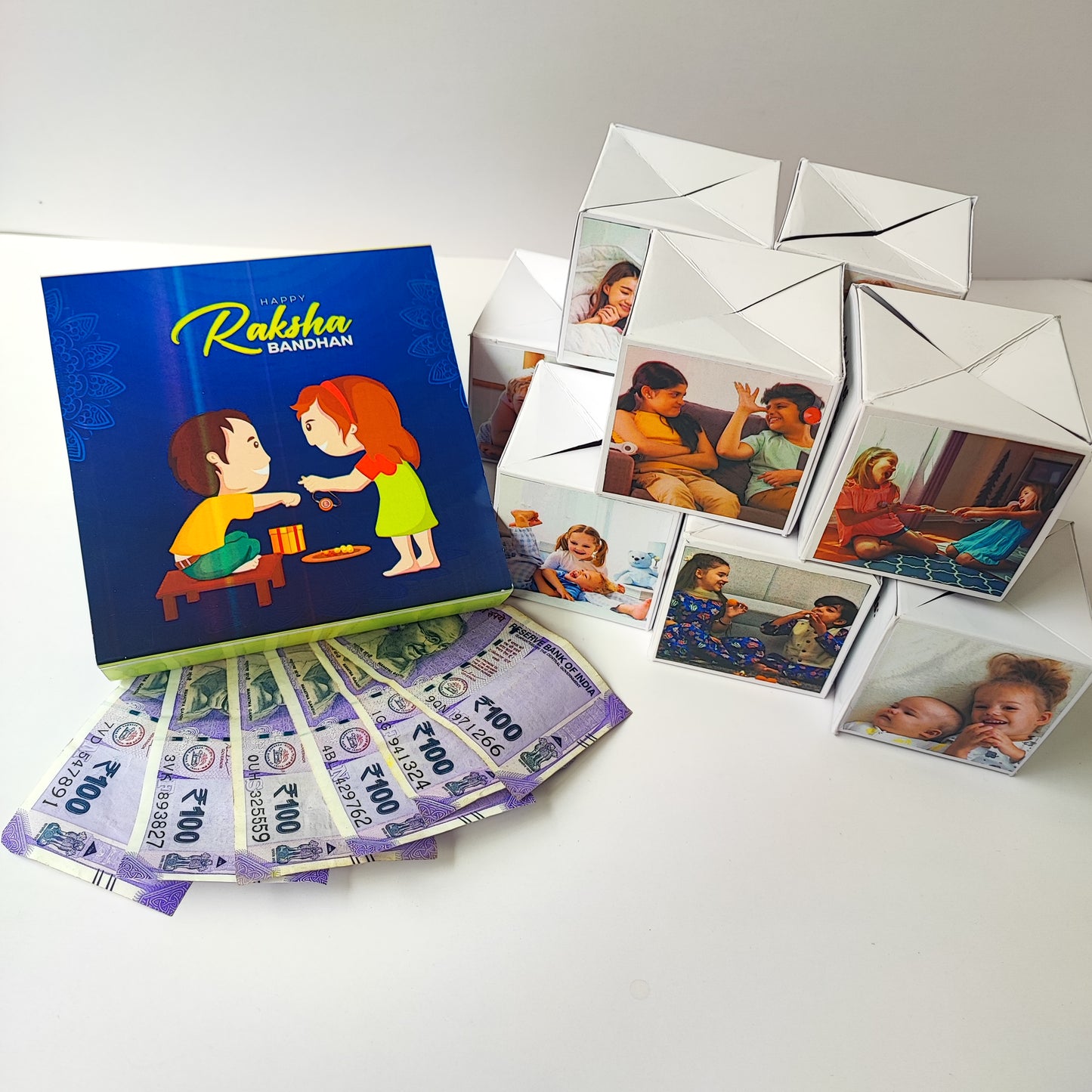 Rakhi Surprise Gift with 10 Jumping Cubes