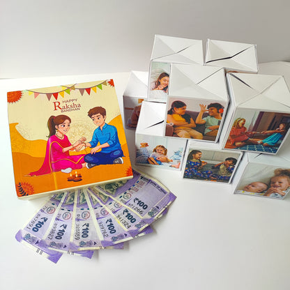 Rakhi Surprise Gift with 10 Jumping Cubes