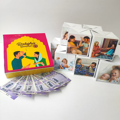 Rakhi Surprise Gift with 10 Jumping Cubes