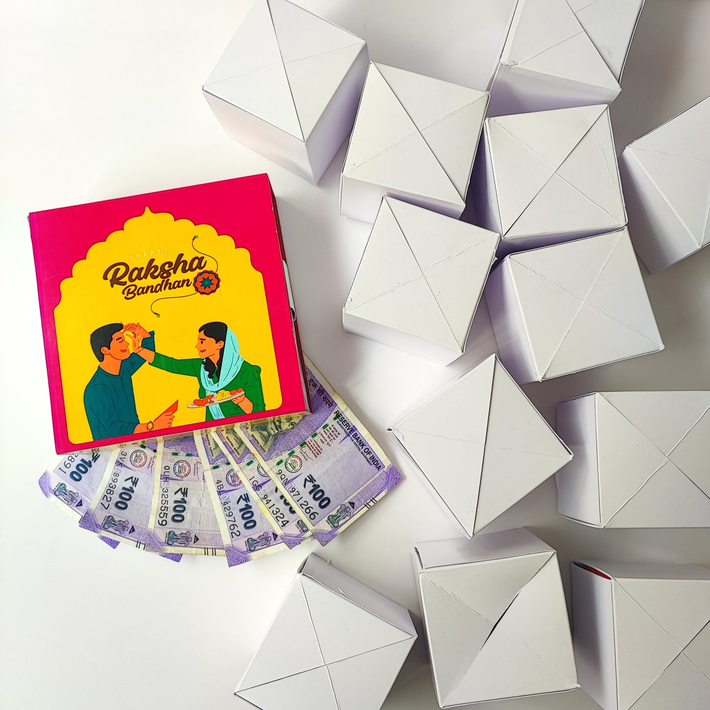 Rakhi Surprise Gift with 10 Jumping Cubes
