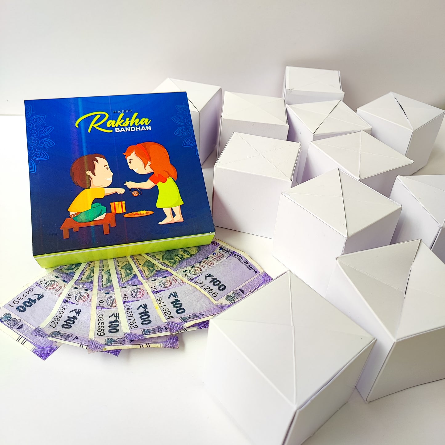 Rakhi Surprise Gift with 10 Jumping Cubes