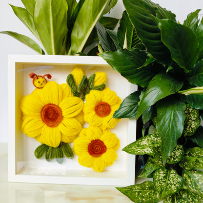 Sunflower Shadow Box Frame