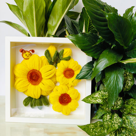 Sunflower Shadow Box Frame