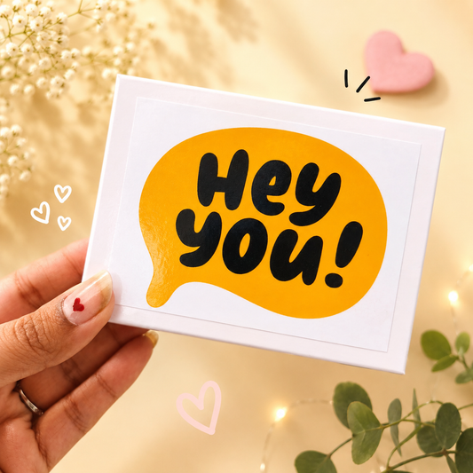 Hey You Emoji Card