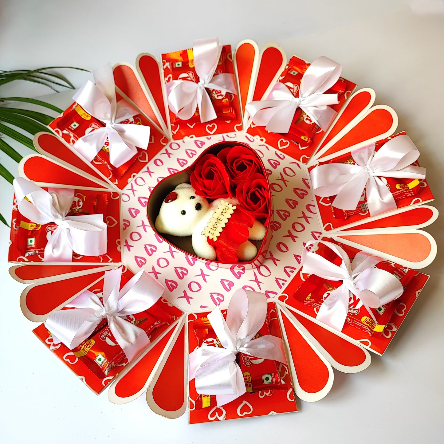 Tin Heart Birthday Chocolate Explosion Box