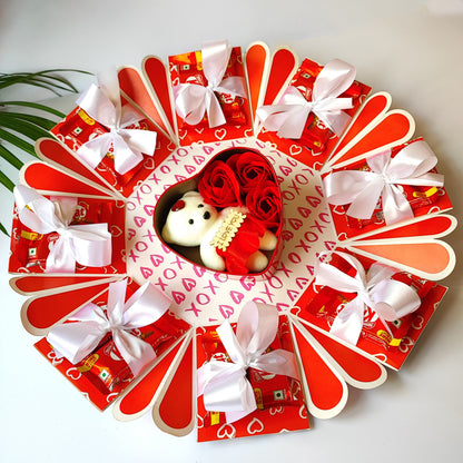 Tin Heart Birthday Chocolate Explosion Box