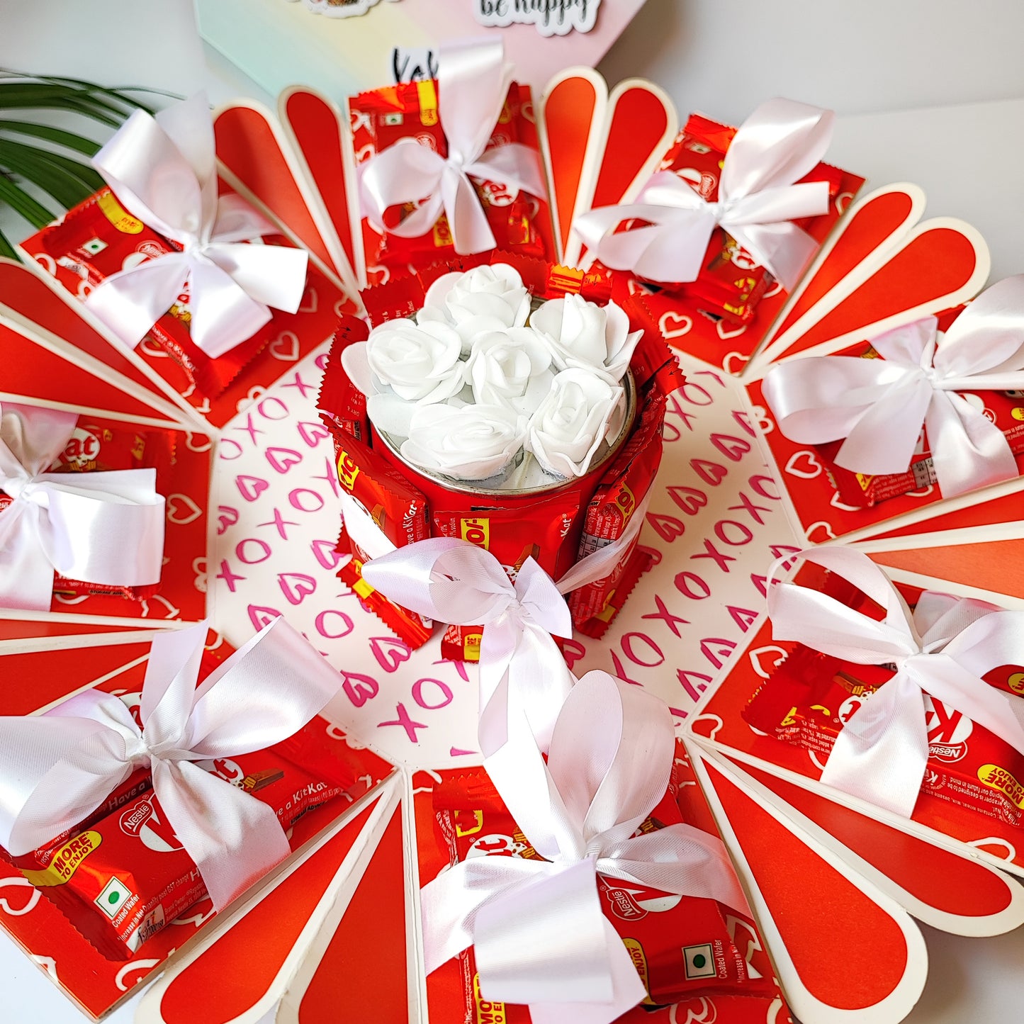 Single-Layer Birthday Kitkat Chocolate Explosion Box