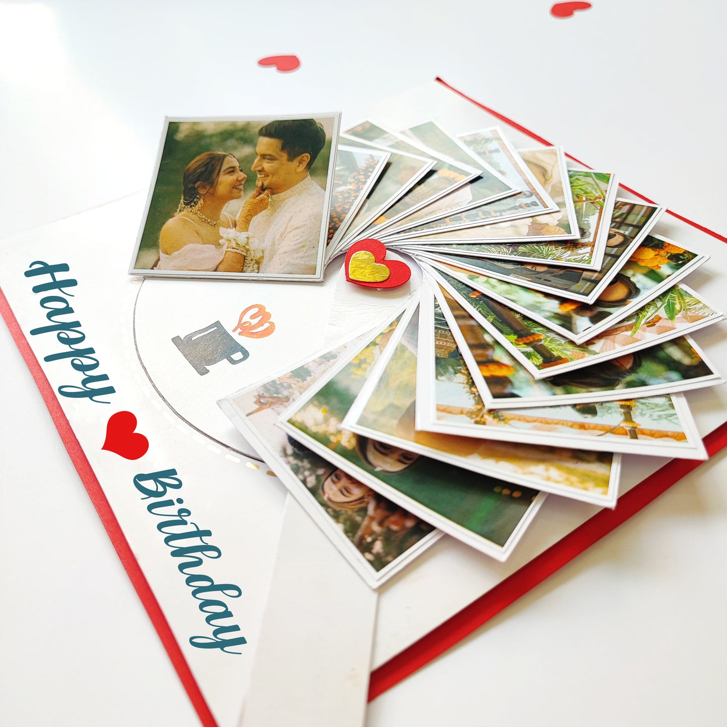 Photo Wheel Card With 16 Photos