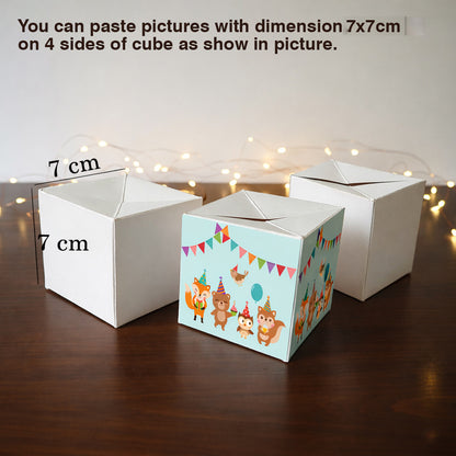 Acrylic Black Jumping Box with 10 Cubes – Birthday