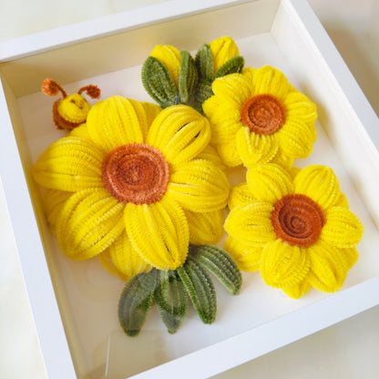 Sunflower Shadow Box Frame