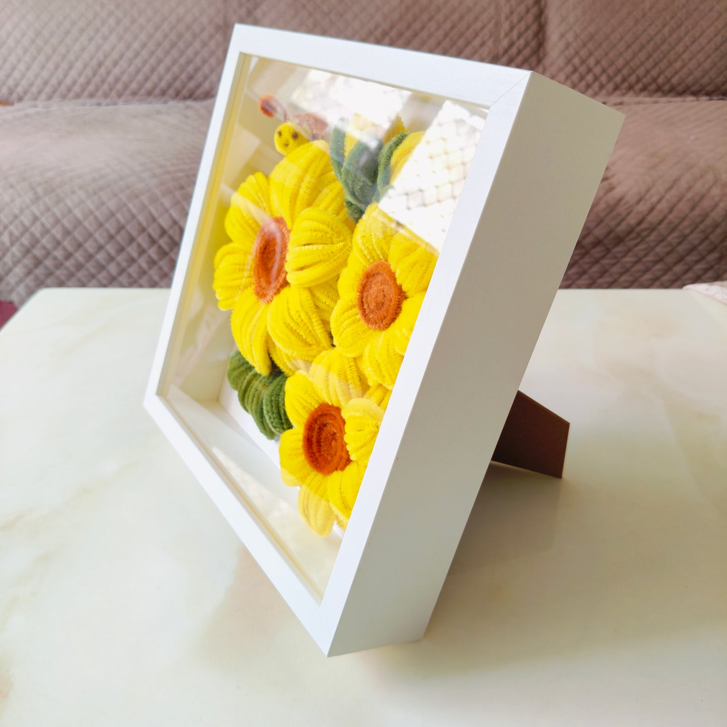 Sunflower Shadow Box Frame