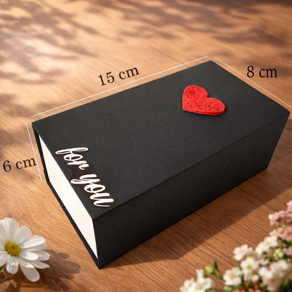 Black Jumping Box with 10 Cubes