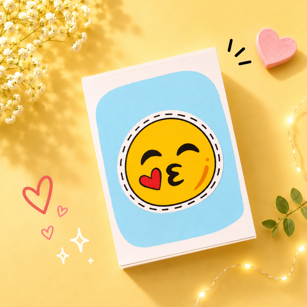 Hey You Emoji Card