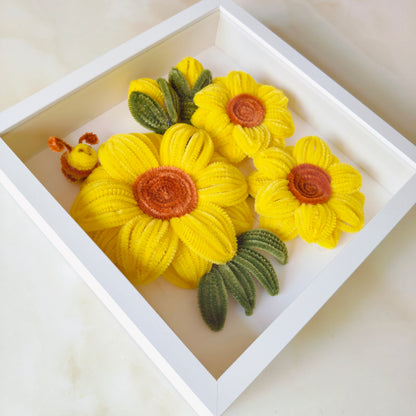 Sunflower Shadow Box Frame