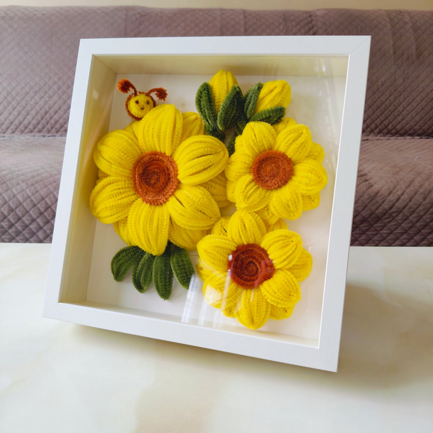 Sunflower Shadow Box Frame