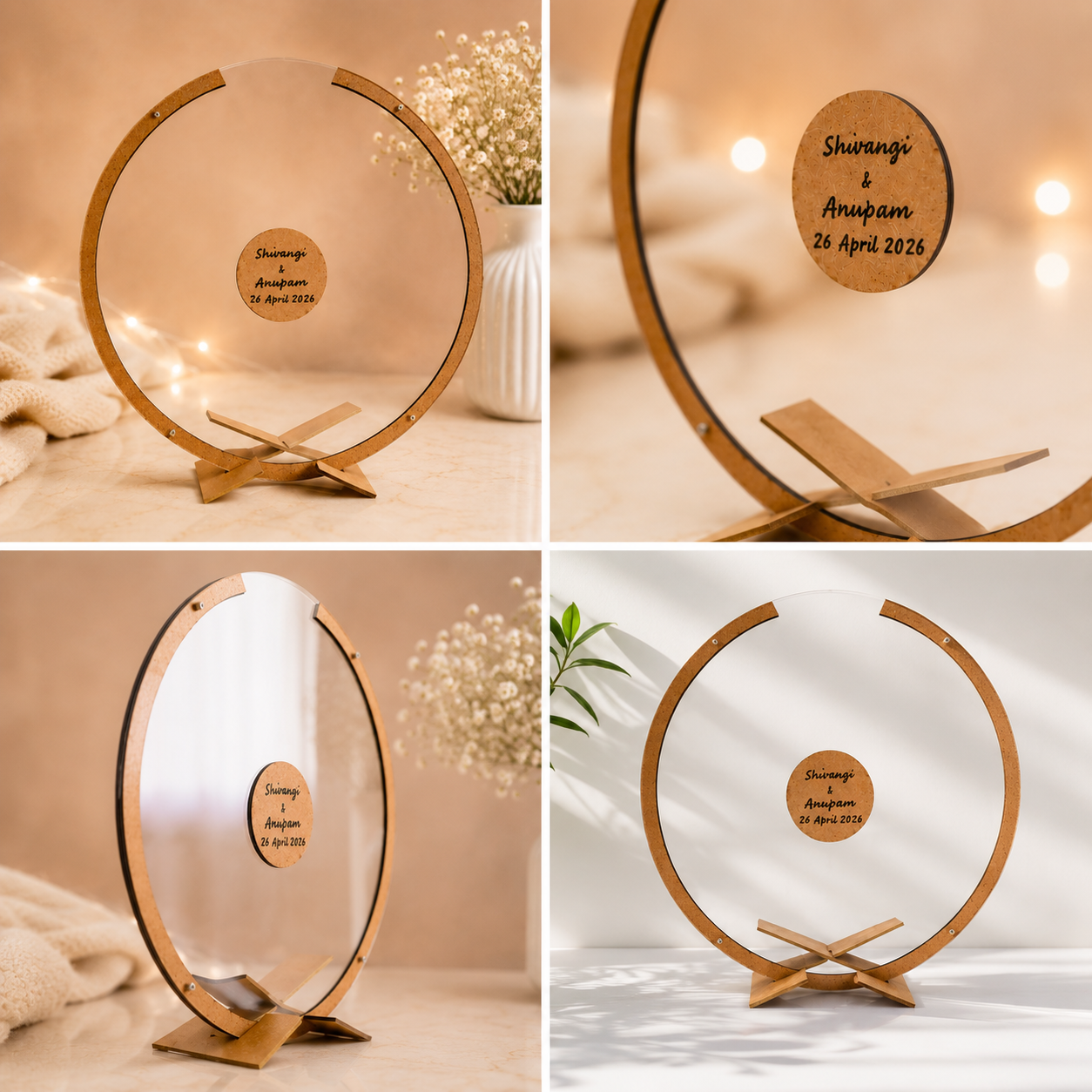 Guest Dropbox Transparent - Personalized Wedding Wish Frame
