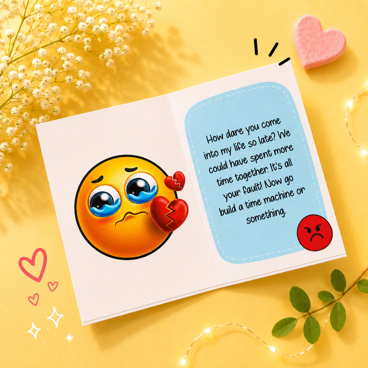 Hey You Emoji Card