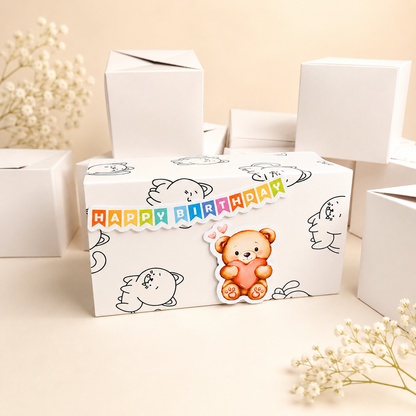 Black & White Cat Jumping Box
