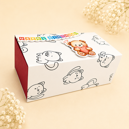 Black & White Cat Jumping Box