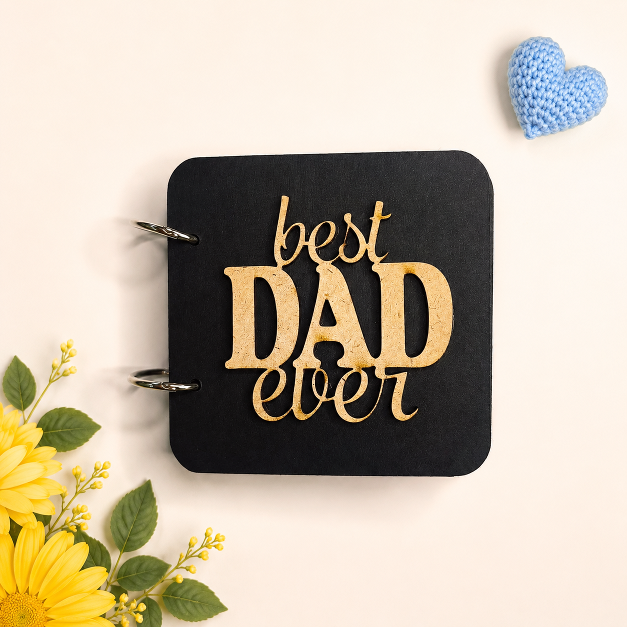 Cute Best Dad Ever Birthday Scrapbook