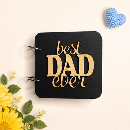 Cute Best Dad Ever Birthday Scrapbook