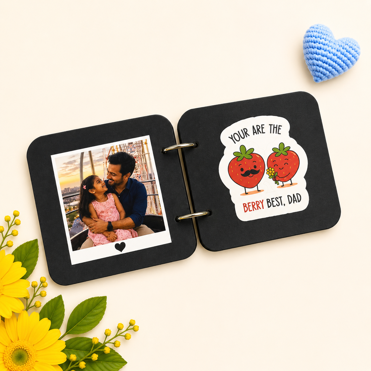 Cute Best Dad Ever Birthday Scrapbook
