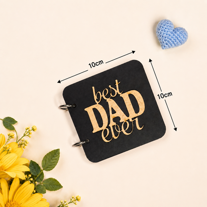Cute Best Dad Ever Birthday Scrapbook