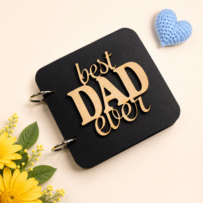 Cute Best Dad Ever Birthday Scrapbook